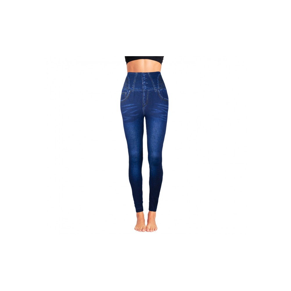 F327 Legging thermique effet denim mod. Hera...
