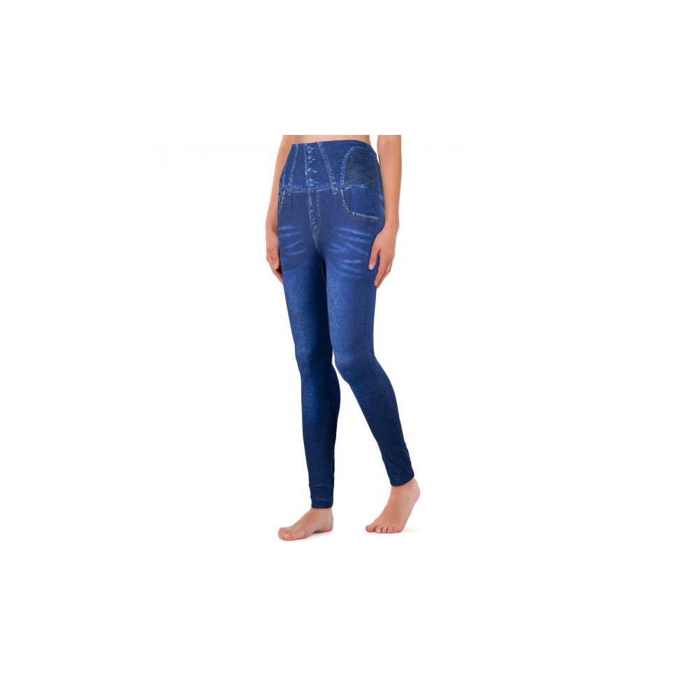 F327 Legging thermique effet denim mod. Hera...