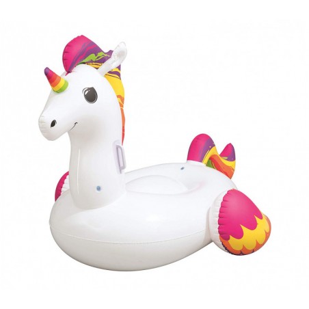 41114 Licorne gonflable à chevaucher 165 x 145 cm BESTWAY avec poignées