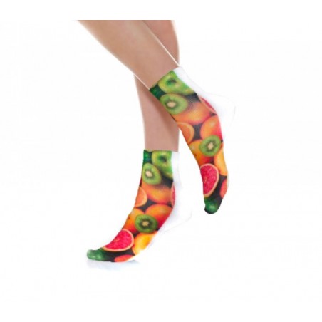 Pack 3 paires de chaussettes FUNNY TRIP pour femmes imprimées en couleur 3D