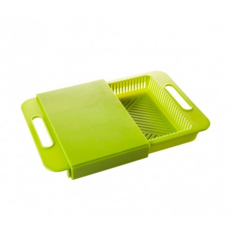 18046 Planche à découper pour évier mobile avec récupérateur intégré