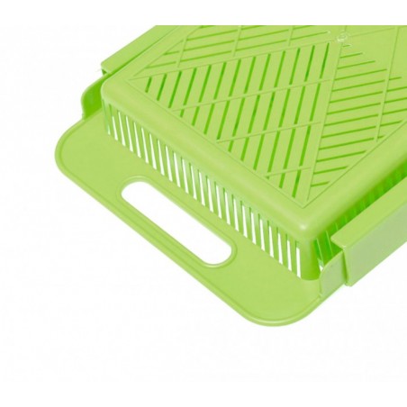 18046 Planche à découper pour évier mobile avec récupérateur intégré