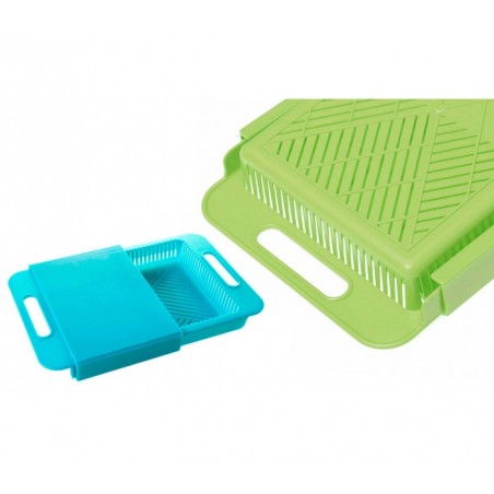 18046 Planche à découper pour évier mobile avec récupérateur intégré