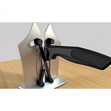 182641 Aiguiseur de couteaux lames 3 en 1 BAVARIAN universal Ressort automatique