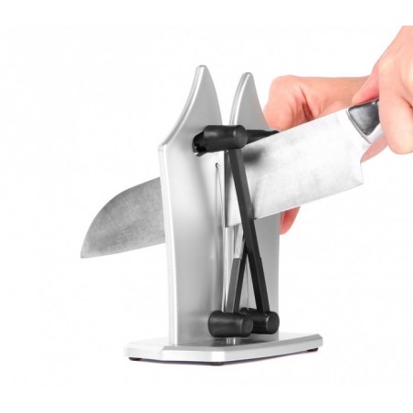 182641 Aiguiseur de couteaux lames 3 en 1 BAVARIAN universal Ressort automatique