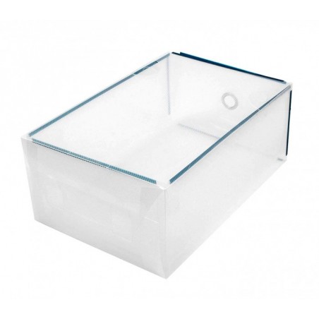 14917 Ensemble de 5 boîtes pour organiser les chaussures avec bords métalliques empilables