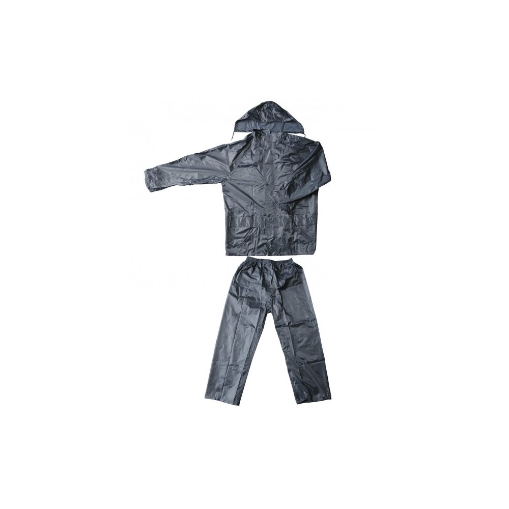 EF016 Ensemble complet pour la pluie veste et pantalon imperméable en nylon résistant