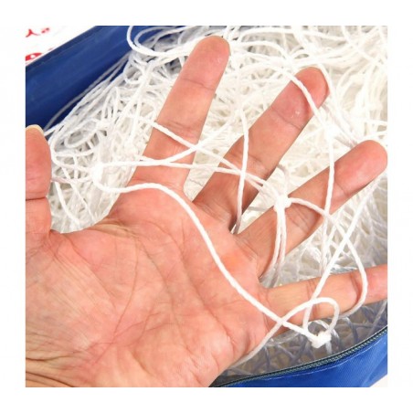 Ensemble de 2 filets de football de 2,5 x 2,4 mètres en polyéthylène résistant