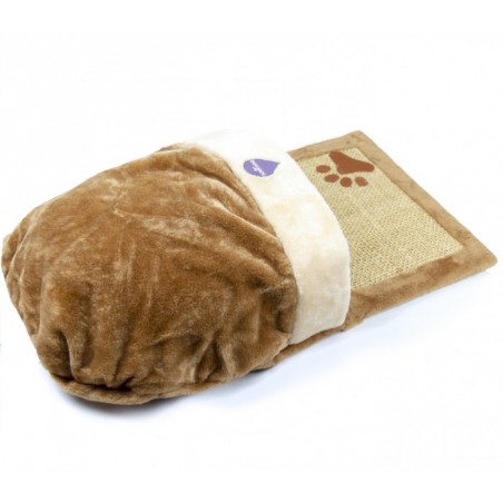 000050 Chausson géant NOBILITY avec planche à gratter et corde de jute 6x60cm