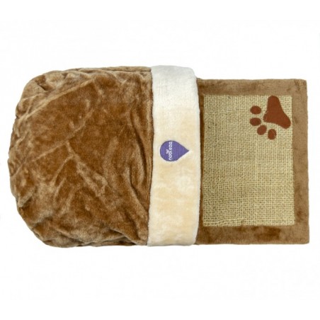 000050 Chausson géant NOBILITY avec planche à gratter et corde de jute 6x60cm