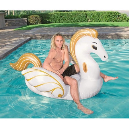 41118 Bouée gonflable géante en forme de pegasus de luxe BESTWAY 231 x 150 cm