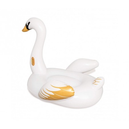 41120 Bouée gonflable géante en forme de cygne de luxe BESTWAY 169 x 169 cm