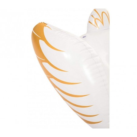 41120 Bouée gonflable géante en forme de cygne de luxe BESTWAY 169 x 169 cm