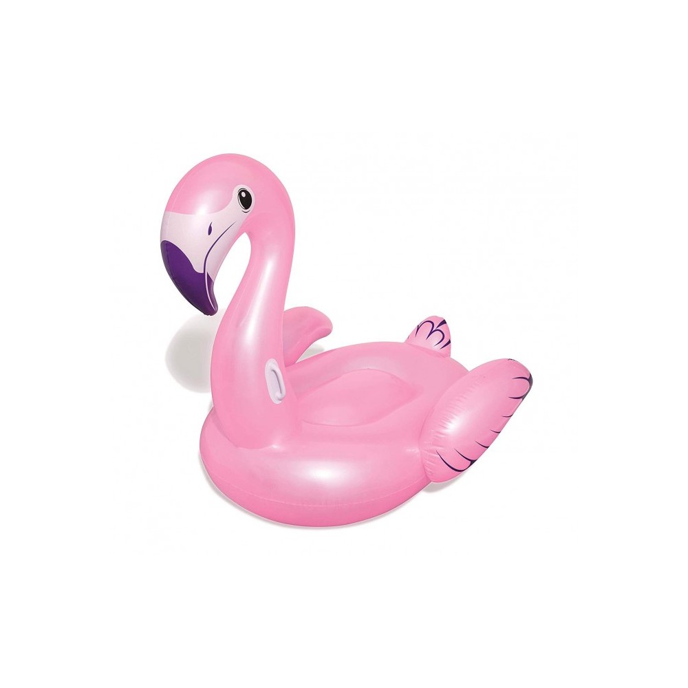 41119 Bouée gonflable géante Flamant rose de luxe BESTWAY de 173 x 170 cm