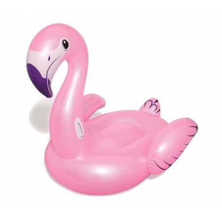 41119 Bouée gonflable géante Flamant rose de luxe BESTWAY de 173 x 170 cm