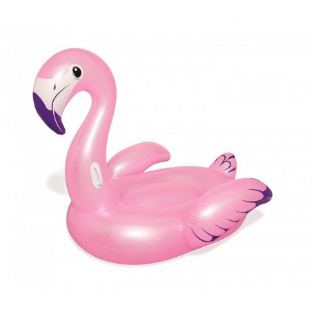 41119 Bouée gonflable géante Flamant rose de luxe BESTWAY de 173 x 170 cm