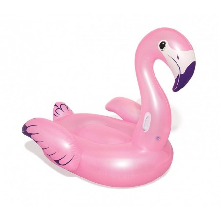 41119 Bouée gonflable géante Flamant rose de luxe BESTWAY de 173 x 170 cm