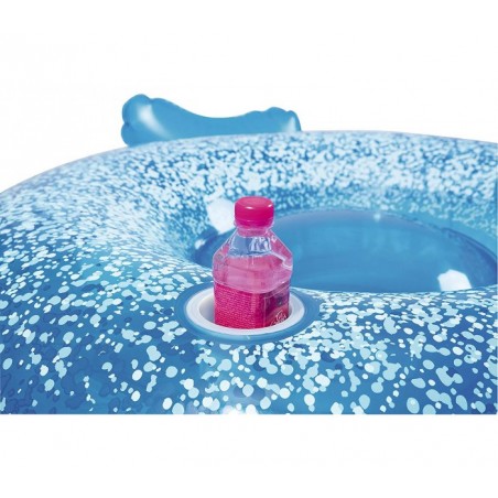 41101 Bouée gonflable géante en forme de Paon royal BESTWAY 198 x 164 cm