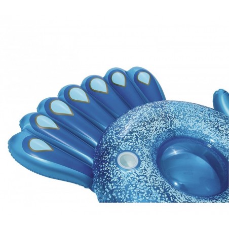 41101 Bouée gonflable géante en forme de Paon royal BESTWAY 198 x 164 cm