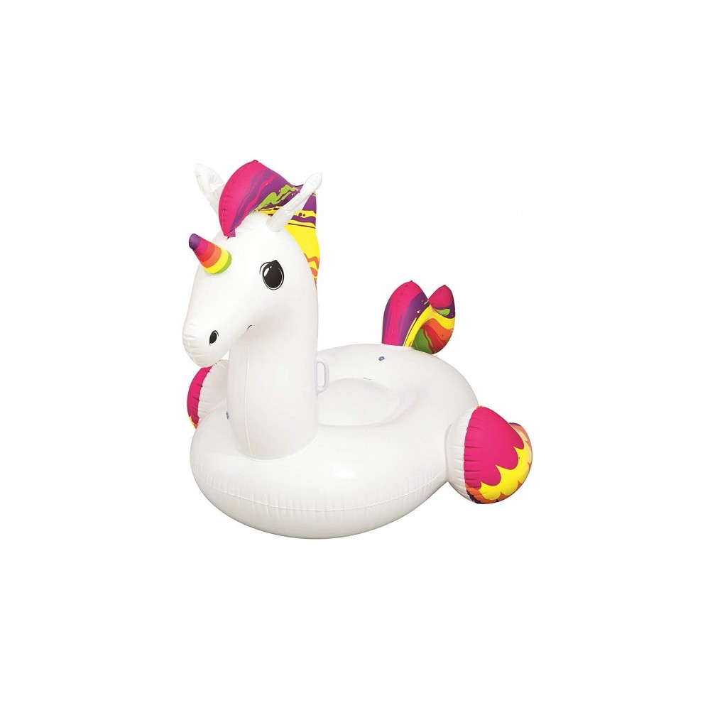 41113  Bouée gonflable géante en forme de licorne  BESTWAY 224 x 164 cm