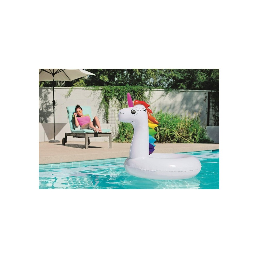 36123 Bouée gonflable en forme de Licorne...