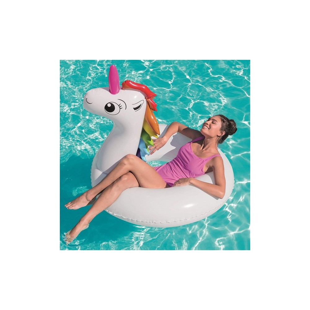 36123 Bouée gonflable en forme de Licorne...