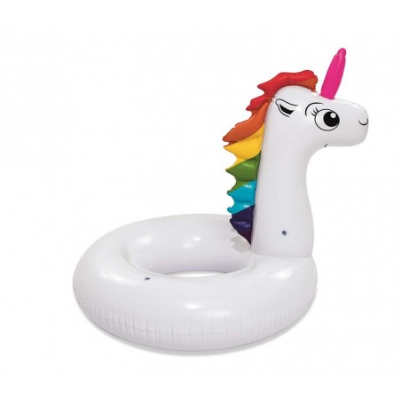 36123 Bouée gonflable en forme de Licorne BESTWAY pour les enfants de 12 ans et +  163x131cm