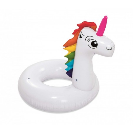 36123 Bouée gonflable en forme de Licorne BESTWAY pour les enfants de 12 ans et +  163x131cm