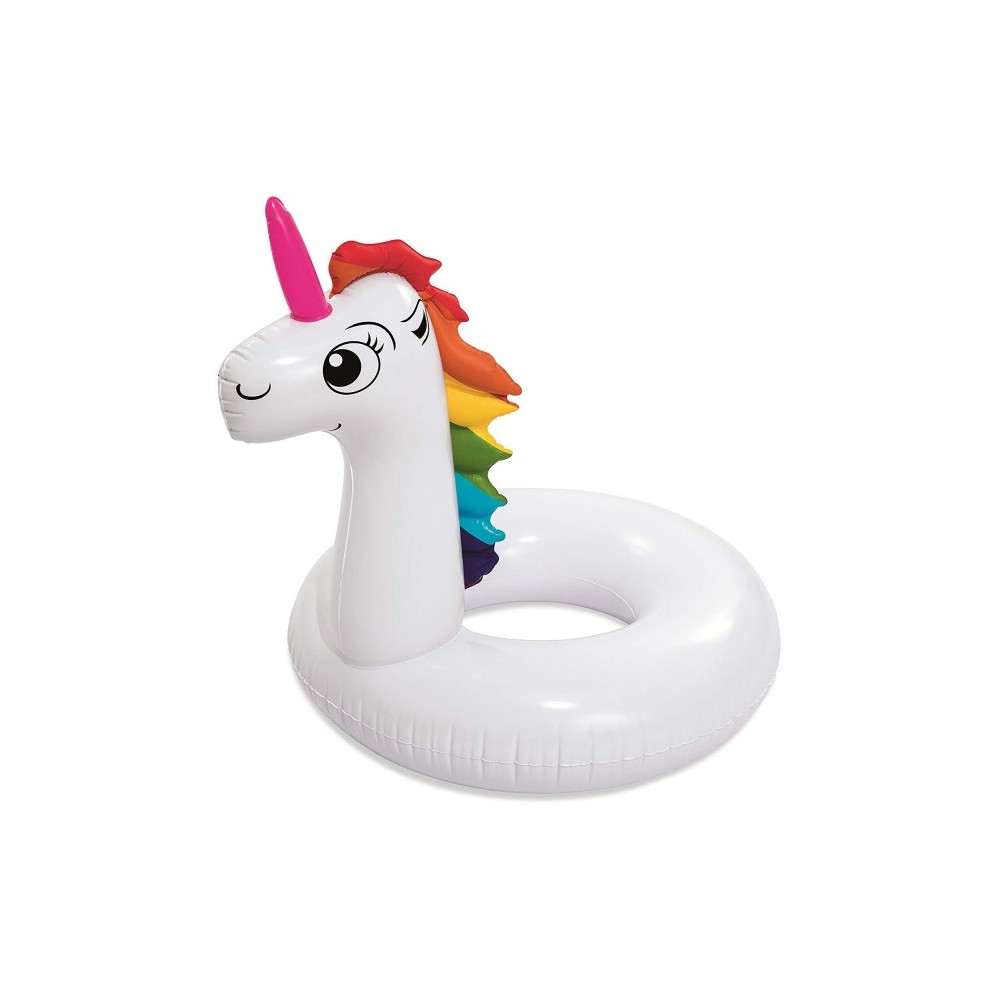 36123 Bouée gonflable en forme de Licorne BESTWAY pour les enfants de 12 ans et +  163x131cm