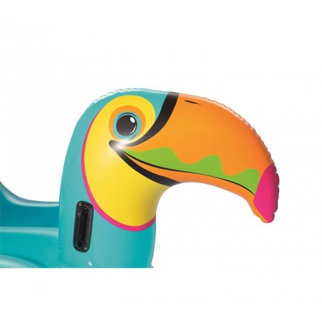 41126 Bouée  géante gonflable en forme de Toucan BESTWAY 207 x 150 cm