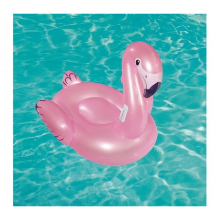 41122 Bouée géante gonflable en forme de flamant BESTWAY 127 x 127 cm