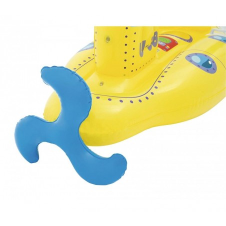 41098 Bouée géante gonflable en forme de sous-marin BESTWAY 165 x 86 cm avec poignées