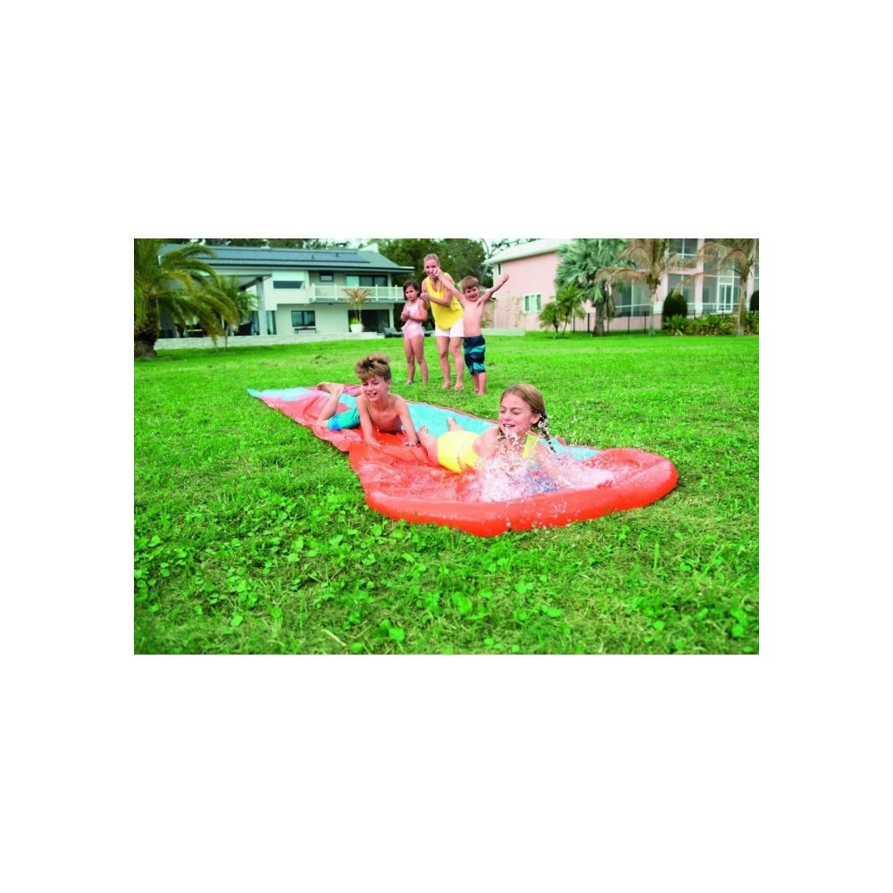 52264 Double tapis de glisse a eau gonflable...