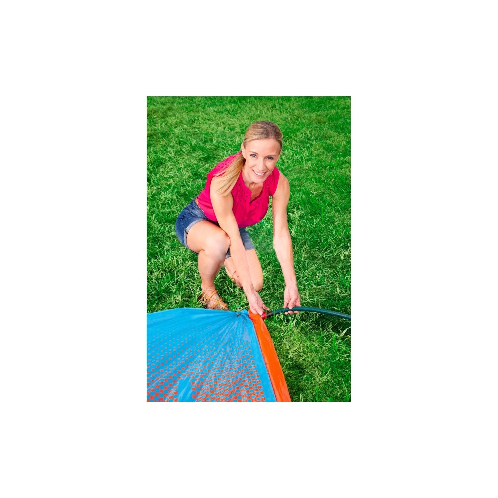 52271 Triple tapis de glisse a eau gonflable...