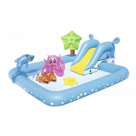 53052 Play center BESTWAY aquarium avec pulvérisateur d'eau 239x206x86 animaux