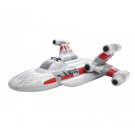 91206 Bouée géante gonflable en forme de navire X-Fighter Star Wars BESTWAY 150x140cm pour enfant