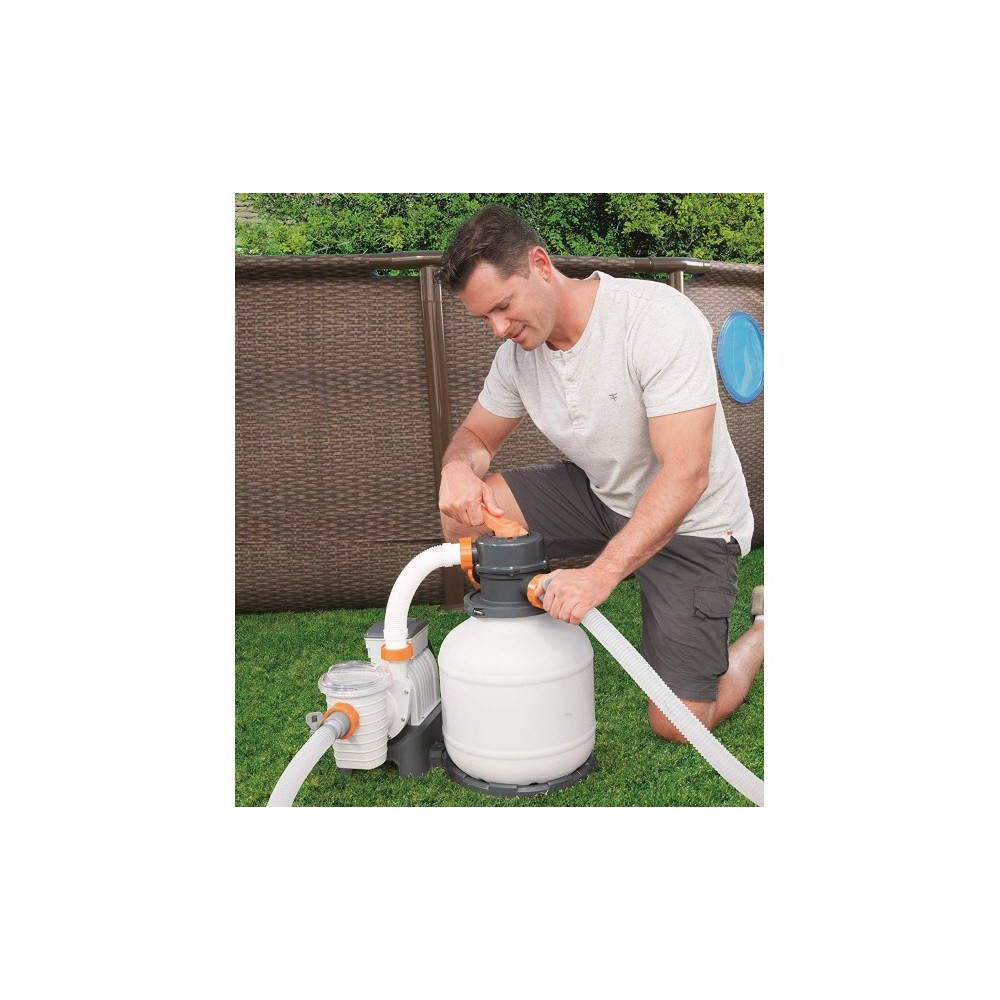 58495 Pompe de filtration à sable BESTWAY pour...