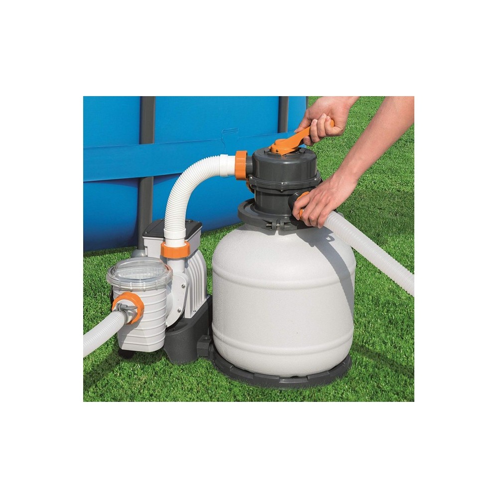58495 Pompe de filtration à sable BESTWAY pour...