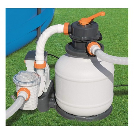 58495 Pompe de filtration à sable BESTWAY pour piscine flowclear 3,785 l / h