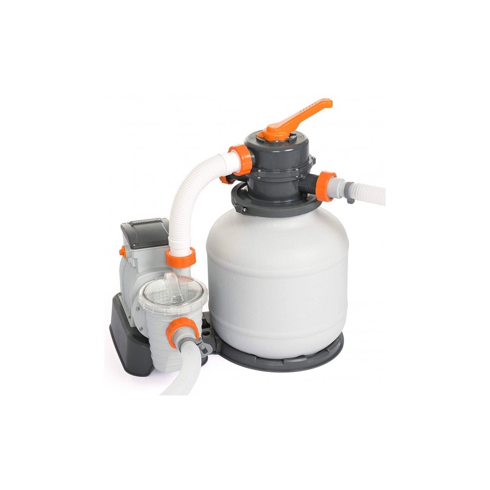 58495 Pompe de filtration à sable BESTWAY pour piscine flowclear 3,785 l / h