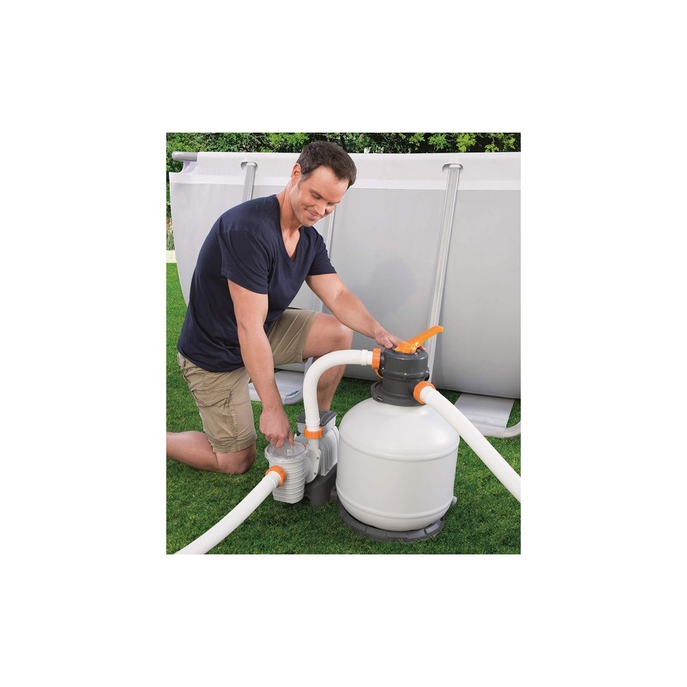 58497 Pompe de filtration à sable BESTWAY pour...