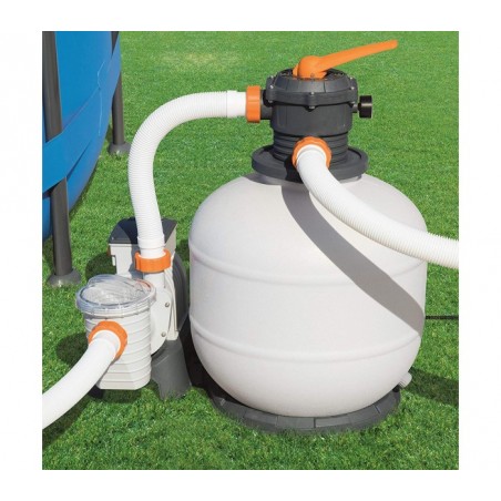 58499 Pompe de filtration à sable BESTWAY pour piscine clearclear 7,571 l / h