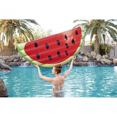 43159  Matelas gonflable géant en forme de Pastèque BESTWAY  WATERMELON 174 x 89 cm