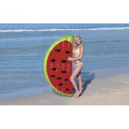 43159  Matelas gonflable géant en forme de Pastèque BESTWAY  WATERMELON 174 x 89 cm