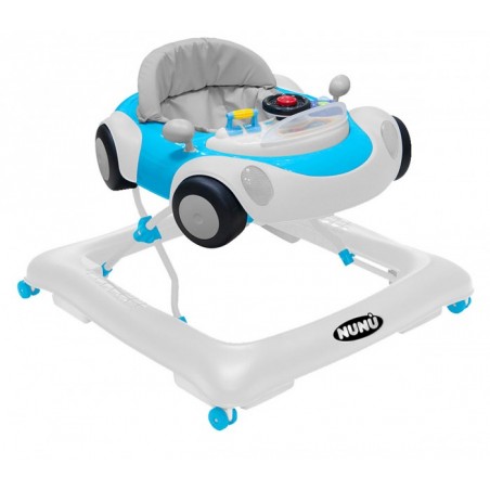 Trotteur bébé GI-1000 NuNù  forme de voiture réglable en hauteur pour les premiers pas