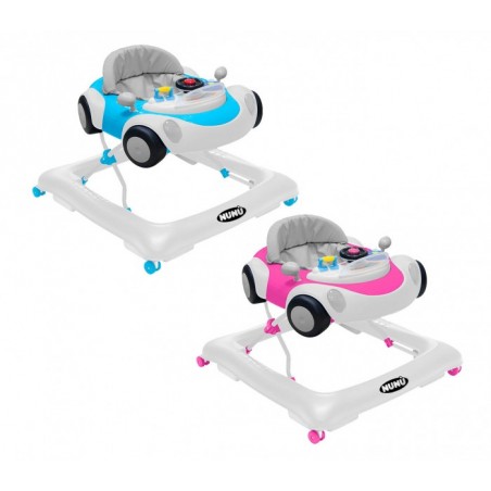 Trotteur bébé GI-1000 NuNù  forme de voiture réglable en hauteur pour les premiers pas