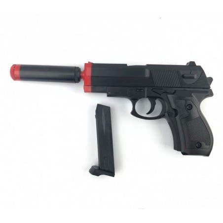 129422 Pistolet-jouet VINPORTEX pour enfants avec balles et chargeur