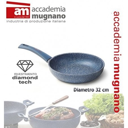 Poêle / Sauteuse diam 32 cm effet pierre, anti adhérente -ACCADEMIA MUGNANO