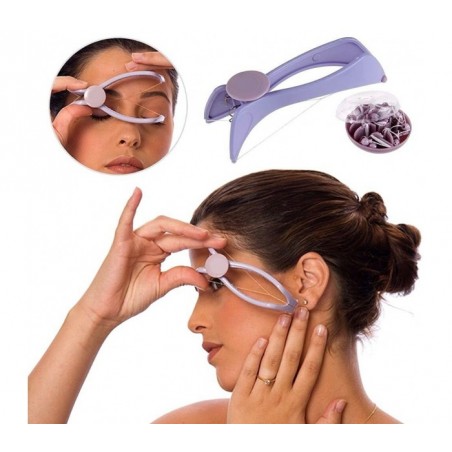 17849 Épilateur pour le visage avec épilation rapide au fil arabe sans douleur