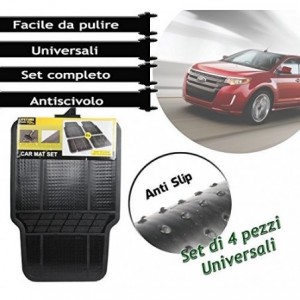 Pack complet de 4 tapis voiture en caoutchouc taille... 2